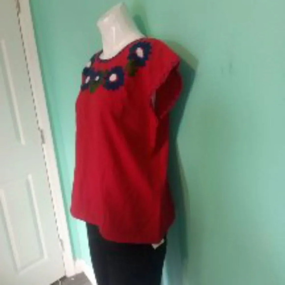 *Embroidery handmade Mexican top size medium ( bag A ) - Picture 2 of 4